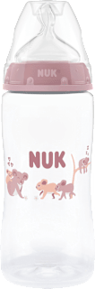Babyflasche First Choice, rose, ab 3 Monaten, 300 ml  NUK