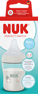 Babyflasche Perfect Match weiß, von Geburt an, 150 ml NUK