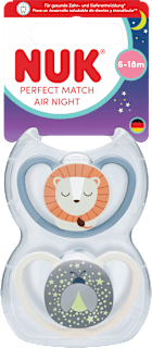 Schnuller Perfect Match Air Night Silikon, 6-18 Monate  NUK