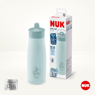 Trinkhalmflasche Edelstahl Mini-Me mint, 500ml NUK