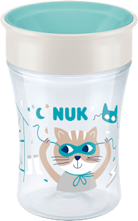 Trinklernbecher Evolution Magic Cup türkis, ab 8. Monat, 230 ml NUK