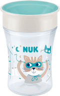 Trinklernbecher Evolution Magic Cup türkis, ab 8. Monat, 230 ml NUK
