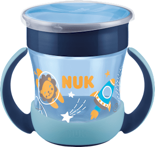 Trinklernbecher Mini Magic Cup Night blau, ab 6. Monat, 160 ml NUK