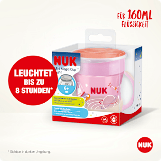 Trinklernbecher Mini Magic Cup Night rosa, ab 6. Monat, 160 ml NUK
