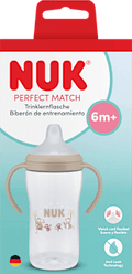 Trinklernflasche Perfect Match braun, ab 6. Monat, 260 ml NUK