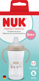 Trinklernflasche Perfect Match braun, ab 6. Monat, 260 ml NUK