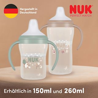 Trinklernflasche Perfect Match braun, ab 6. Monat, 260 ml NUK