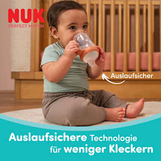 Trinklernflasche Perfect Match braun, ab 6. Monat, 260 ml NUK