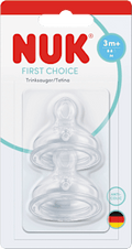 Trinksauger First Choice Silikon Gr. M, ab dem 3. Monat NUK