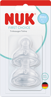 Trinksauger First Choice Silikon Gr. S, von Geburt an  NUK