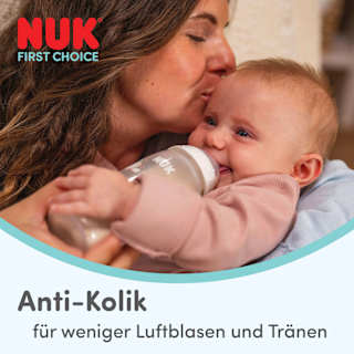 Trinksauger First Choice Silikon Gr. S, von Geburt an  NUK