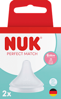 Trinksauger Perfect Match Silikon Flow Control, ab dem 6. Monat  NUK