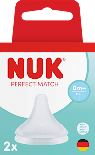 Trinksauger Perfect Match Silikon Gr. S, von Geburt an NUK