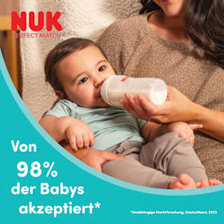 Trinksauger Perfect Match Silikon Gr. S, von Geburt an NUK