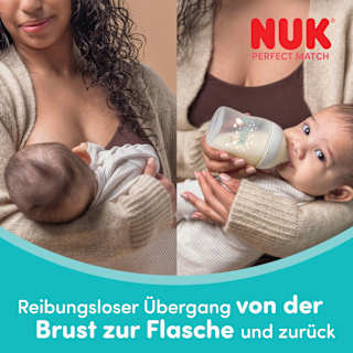 Trinksauger Perfect Match Silikon Gr. S, von Geburt an NUK