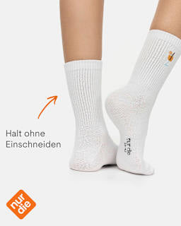 Crew Socken mit Cocktail-Motiv weiß Gr. 39-42 nur die