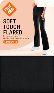 Leggings Flared Soft-Touch schwarz Gr. 36/38 nur die