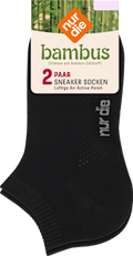 Sneakersocken Bambus schwarz Gr. 39-42 nur die
