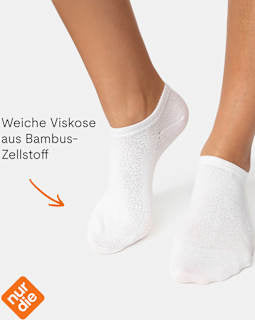 Sneakersocken Bambus weiß Gr. 39-42 nur die