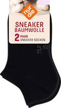 Sneakersocken schwarz Gr. 39-42 nur die