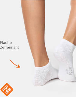 Sneakersocken weiß Gr. 39-42 nur die