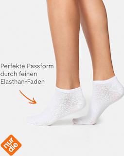 Sneakersocken weiß Gr. 39-42 nur die