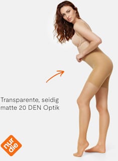 Strumpfhose Bauch-Beine-Po amber Gr. 40/44, 20 DEN nur die