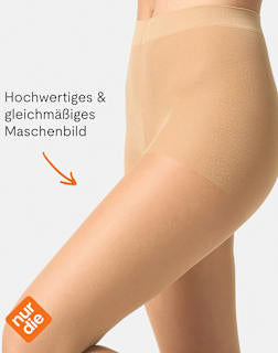 Strumpfhose Goodbye Laufmaschen mandel Gr. 40/44, 20 DEN nur die