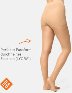 Strumpfhose Goodbye Laufmaschen mandel Gr. 40/44, 20 DEN nur die