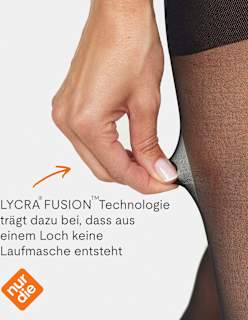 Strumpfhose Goodbye Laufmaschen schwarz Gr. 40/44, 20 DEN nur die