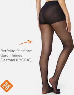 Strumpfhose Goodbye Laufmaschen schwarz Gr. 40/44, 20 DEN nur die
