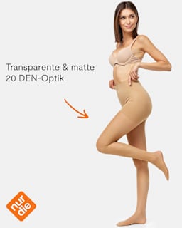 Strumpfhose Goodbye Laufmaschen Shape mandel Gr. 40/44 nur die
