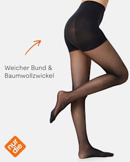 Strumpfhose Goodbye Laufmaschen Shape schwarz Gr. 44/48 nur die