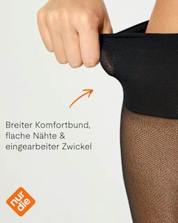 Strumpfhose Leg Shaper mit Shaping-Funktion schwarz Gr. 40/44, 25 DEN nur die