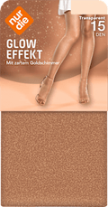 Strumpfhose mit Glow-Effekt amber Gr. 40/44, 15 DEN nur die