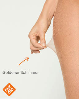 Strumpfhose mit Glow-Effekt amber Gr. 40/44, 15 DEN nur die