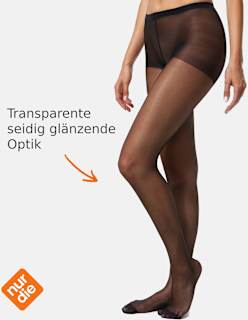 Strumpfhose Seidenfein schwarz Gr. 40/44, 15 DEN nur die