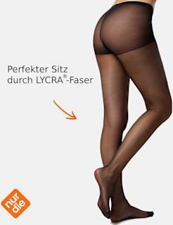 Strumpfhose Seidenfein schwarz Gr. 40/44, 15 DEN nur die