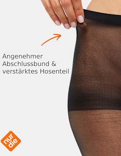 Strumpfhose Seidenfein schwarz Gr. 40/44, 15 DEN nur die