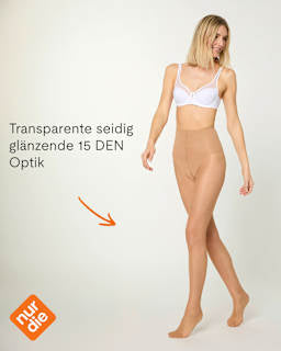 Strumpfhose Seidenfein Shape amber Gr. 38/40, 15 DEN nur die
