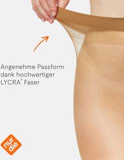 Strumpfhose transparent amber Gr. 38/40, 15 DEN nur die