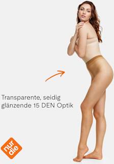 Strumpfhose transparent amber Gr. 38/40, 15 DEN nur die