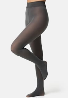 Strumpfhose warm & transparent strapazierfähig grau Gr. 40/44, 80 DEN nur die