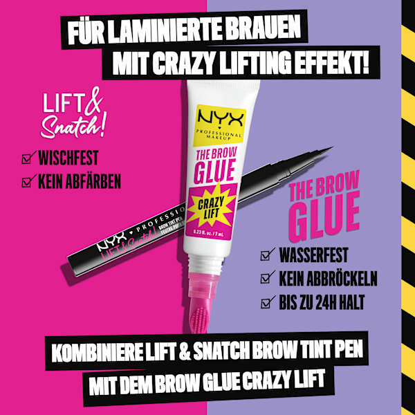 Augenbrauengel The Brow Glue Crazy Lift 01 NYX PROFESSIONAL MAKEUP
