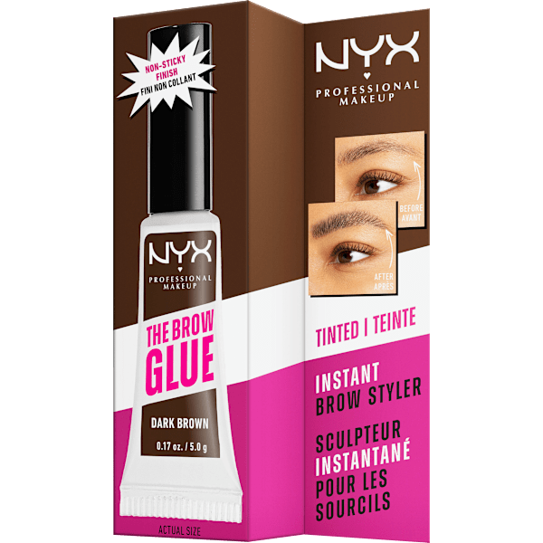 Augenbrauengel The Brow Glue Styler 04 Dark Brown NYX PROFESSIONAL MAKEUP