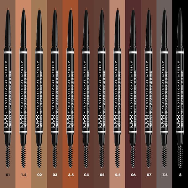 Augenbrauenstift Micro 08 Black NYX PROFESSIONAL MAKEUP