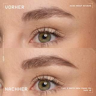 Augenbrauenstift Puder Fluff & Snatch 02 Taupe NYX PROFESSIONAL MAKEUP
