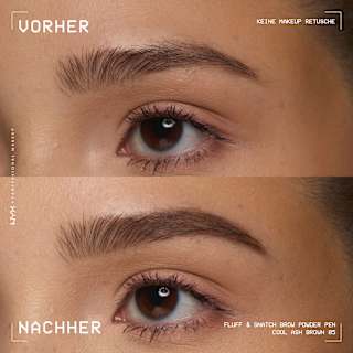Augenbrauenstift Puder Fluff & Snatch 05 Cool Ash Brown NYX PROFESSIONAL MAKEUP