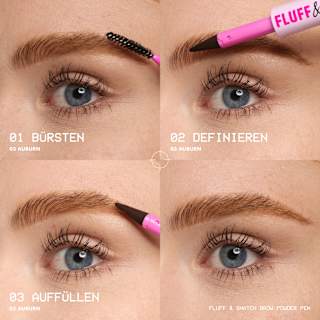 Augenbrauenstift Puder Fluff & Snatch 07 Espresso NYX PROFESSIONAL MAKEUP