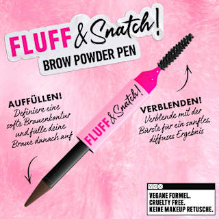 Augenbrauenstift Puder Fluff & Snatch 07 Espresso NYX PROFESSIONAL MAKEUP